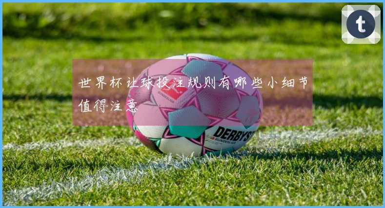 世界杯让球投注规则有哪些小细节值得注意